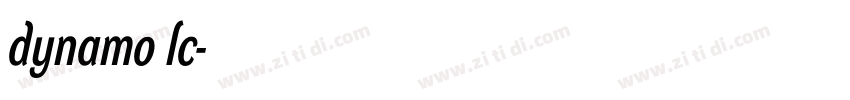 dynamo lc字体转换